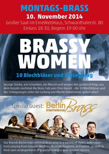 Montags-Brass: Brassy Women & Berlin International Brass